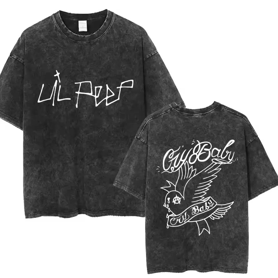 Rapper Lil Peep Cry Baby t-shirt