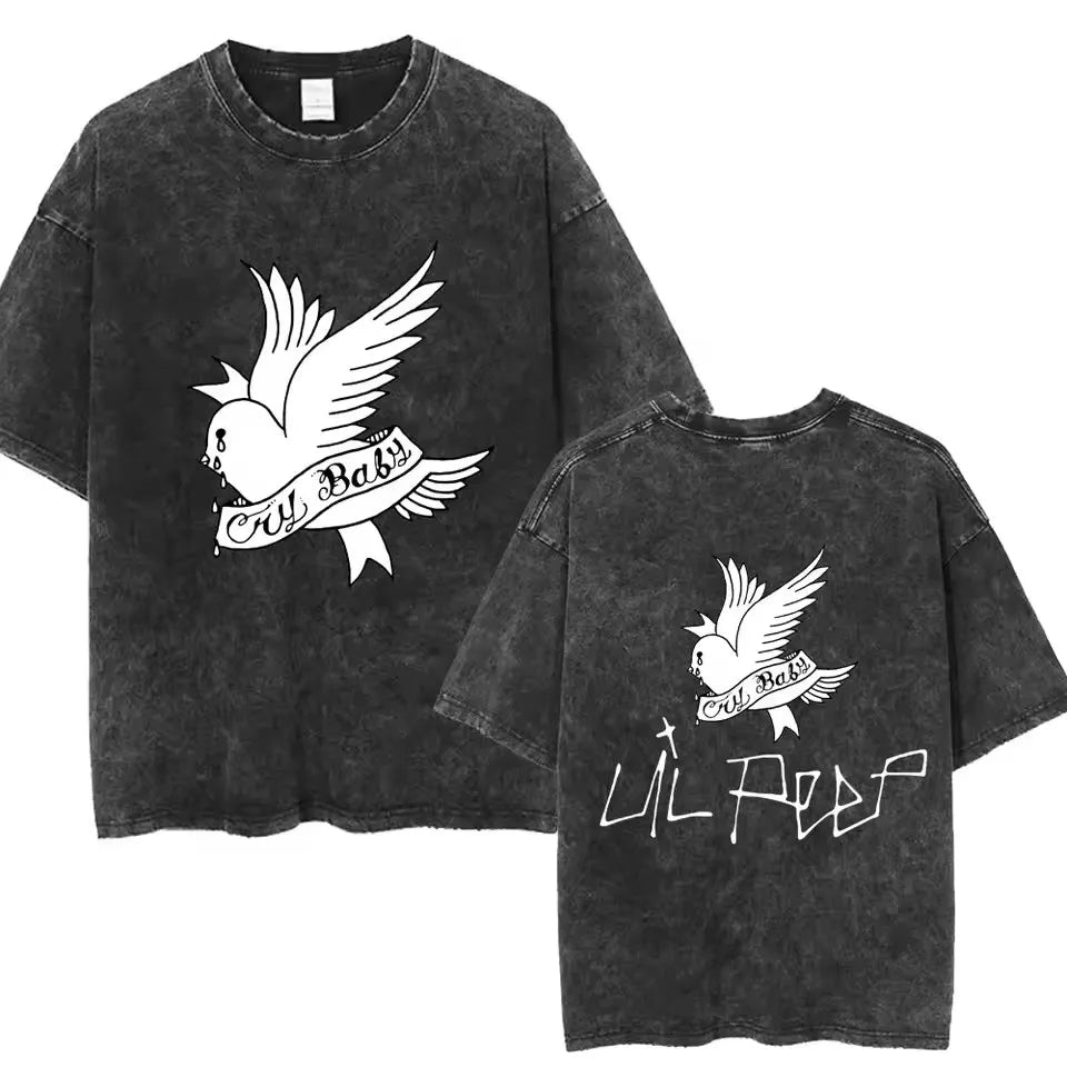 Rapper Lil Peep Cry Baby t-shirt